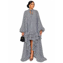 Noir Ruffle Dress