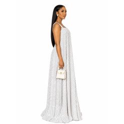 Alternative view of Monochrome flow dress