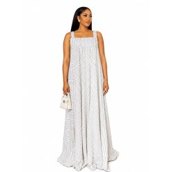 Monochrome flow dress